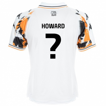 Kandiny Uomo Maglia Archie Howard #0 Bianco Kit Gara Away 2024/25 Maglietta