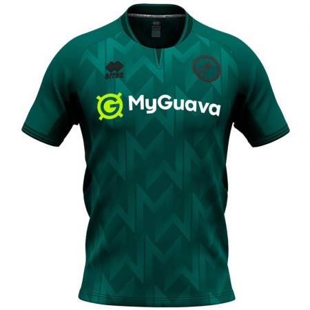 Kandiny Uomo Maglia Daniel Kelly #16 Verde Kit Gara Away 2024/25 Maglietta