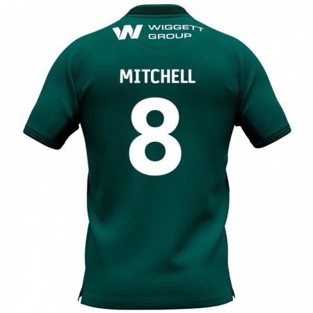 Kandiny Hombre Camiseta Billy Mitchell #8 Verde 2ª Equipación 2024/25 La Camisa México