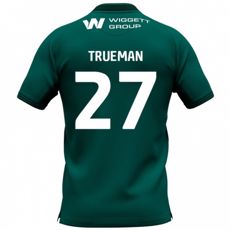 Kandiny Uomo Maglia Connal Trueman #27 Verde Kit Gara Away 2024/25 Maglietta