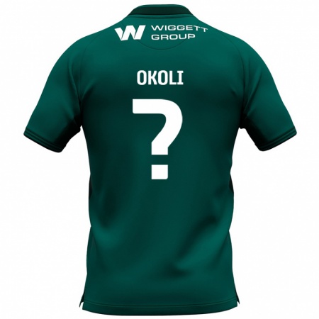 Kandiny Hombre Camiseta Chinwike Okoli #0 Verde 2ª Equipación 2024/25 La Camisa