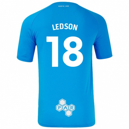 Kandiny Męski Ryan Ledson #18 Niebieski Wyjazdowa Koszulka 2024/25 Koszulki Klubowe