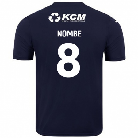 Kandiny Hombre Camiseta Sam Nombe #8 Azul Marino 2ª Equipación 2024/25 La Camisa