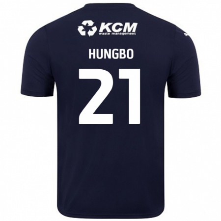 Kandiny Heren Joseph Hungbo #21 Marineblauw Uitshirt Uittenue 2024/25 T-Shirt België