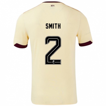 Kandiny Heren Lucas Smith #2 Crème Bordeauxrood Uitshirt Uittenue 2024/25 T-Shirt België