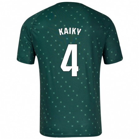 Kandiny Herren Kaiky #4 Dunkelgrün Auswärtstrikot Trikot 2024/25 T-Shirt Österreich