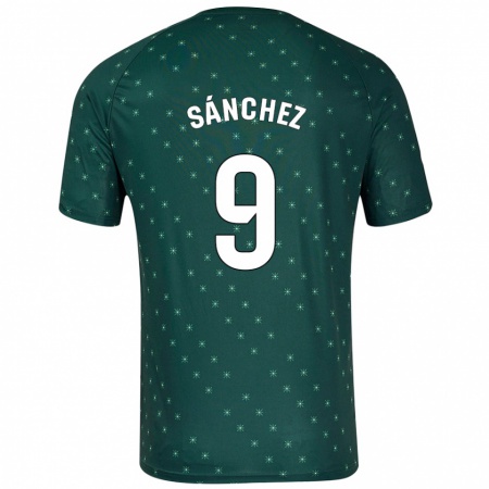 Kandiny Herren Loren Sánchez #9 Dunkelgrün Auswärtstrikot Trikot 2024/25 T-Shirt Österreich