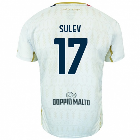 Kandiny Herren Ivan Sulev #17 Weiß Auswärtstrikot Trikot 2024/25 T-Shirt Österreich