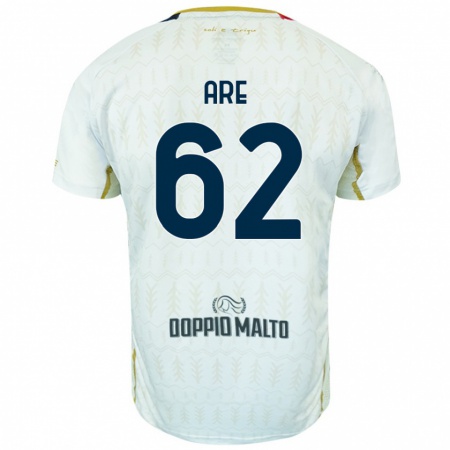 Kandiny Män Emmanuele Are #62 Vit Bortatröja Matchtröjor 2024/25 Tröjor T-Tröja