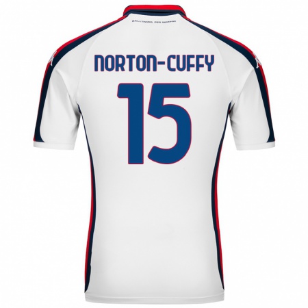 Kandiny Herren Brooke Norton-Cuffy #15 Weiß Auswärtstrikot Trikot 2024/25 T-Shirt Österreich