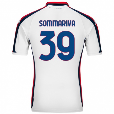 Kandiny Herren Daniele Sommariva #39 Weiß Auswärtstrikot Trikot 2024/25 T-Shirt Österreich