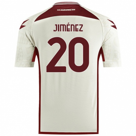 Kandiny Herren Kaleb Jiménez #20 Cremefarben Auswärtstrikot Trikot 2024/25 T-Shirt Österreich