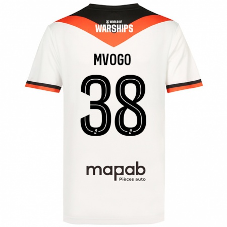 Kandiny Hombre Camiseta Yvon Mvogo #38 Blanco 2ª Equipación 2024/25 La Camisa