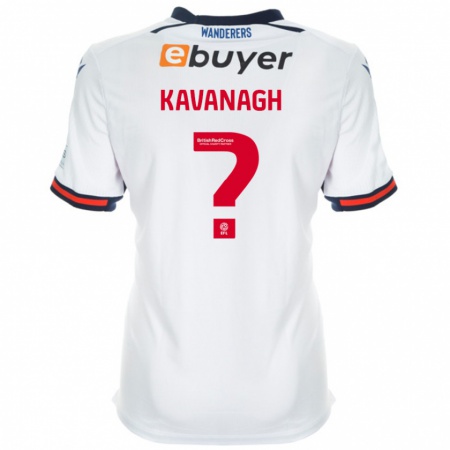 Kandiny Mujer Camiseta Lexie Kavanagh #0 Blanco 1ª Equipación 2024/25 La Camisa