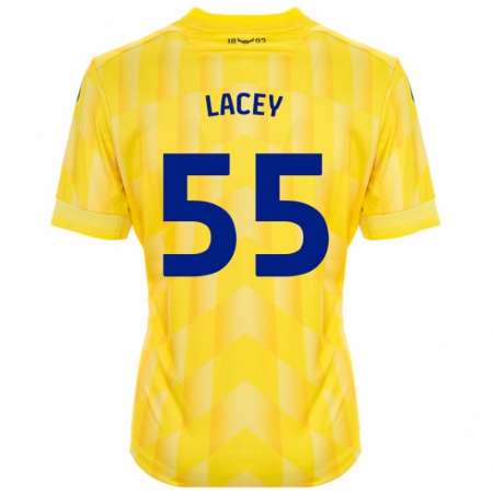 KandinyレディースAaron Lacey#55黄ホームシャツ2024/25ジャージーユニフォーム