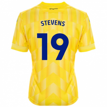 Kandiny Damen Lily Stevens #19 Gelb Heimtrikot Trikot 2024/25 T-Shirt Österreich