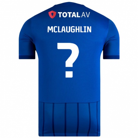 Kandiny Donna Maglia Erin Mclaughlin #0 Blu Kit Gara Home 2024/25 Maglietta