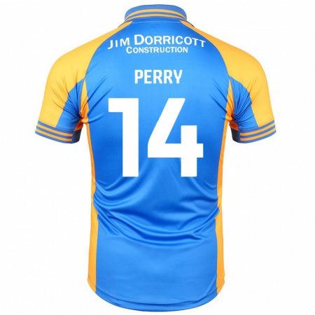 Kandiny Damen Taylor Perry #14 Blau Bernstein Heimtrikot Trikot 2024/25 T-Shirt Österreich