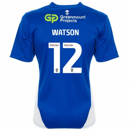 Kandiny Damen Tom Watson #12 Blau Weiß Heimtrikot Trikot 2024/25 T-Shirt Österreich