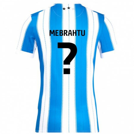 Kandiny Mujer Camiseta Milkyas Mebrahtu #0 Azul Blanco 1ª Equipación 2024/25 La Camisa