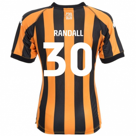 Kandiny Damen Jennifer Randall #30 Schwarz Bernstein Heimtrikot Trikot 2024/25 T-Shirt Österreich