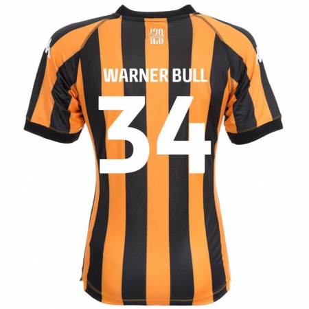 Kandiny Donna Maglia Lucy Warner-Bull #34 Nero Ambra Kit Gara Home 2024/25 Maglietta