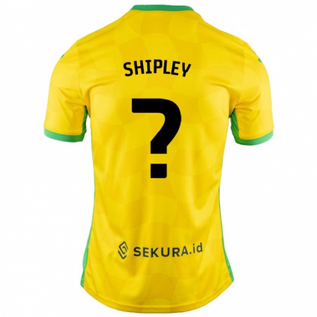 Kandiny Donna Maglia Lewis Shipley #0 Giallo Verde Kit Gara Home 2024/25 Maglietta