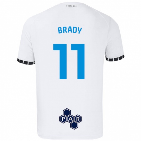 Kandiny Damen Robbie Brady #11 Weiß Heimtrikot Trikot 2024/25 T-Shirt Österreich