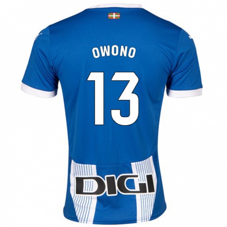 Kandiny Damen Jesús Owono #13 Blau Heimtrikot Trikot 2024/25 T-Shirt Österreich