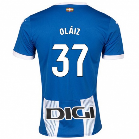 Kandiny Damen Xanet Oláiz #37 Blau Heimtrikot Trikot 2024/25 T-Shirt Österreich