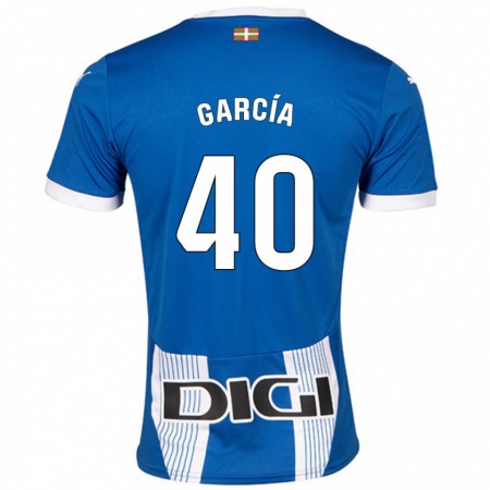 Kandiny Mujer Camiseta Álvaro García #40 Azul 1ª Equipación 2024/25 La Camisa México