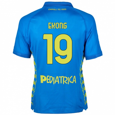 Kandiny Damen Emmanuel Ekong #19 Blau Heimtrikot Trikot 2024/25 T-Shirt Österreich