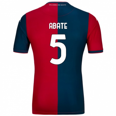 Kandiny Damen Giada Abate #5 Rot Dunkelblau Heimtrikot Trikot 2024/25 T-Shirt Österreich