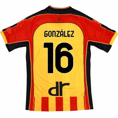 Kandiny Damen Joan González #16 Gelb Rot Heimtrikot Trikot 2024/25 T-Shirt Österreich