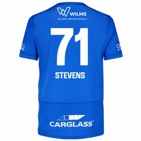 Kandiny Dames Brent Stevens #71 Blauw Thuisshirt Thuistenue 2024/25 T-Shirt België