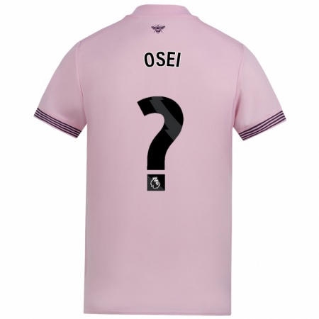 Kandiny Damen Mark Osei #0 Rosa Auswärtstrikot Trikot 2024/25 T-Shirt Österreich