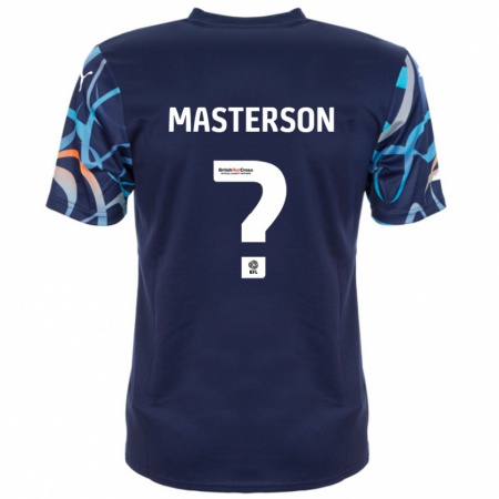 Kandiny Damen Keisha Masterson #0 Marineblau Auswärtstrikot Trikot 2024/25 T-Shirt Österreich