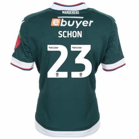 Kandiny Mujer Camiseta Szabolcs Schön #23 Verde Oscuro 2ª Equipación 2024/25 La Camisa