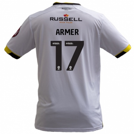 Kandiny Donna Maglia Jack Armer #17 Bianco Kit Gara Away 2024/25 Maglietta