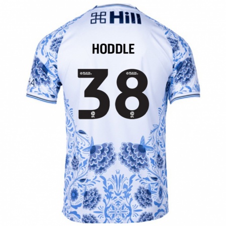 Kandiny Damen George Hoddle #38 Weiß Blau Auswärtstrikot Trikot 2024/25 T-Shirt Österreich