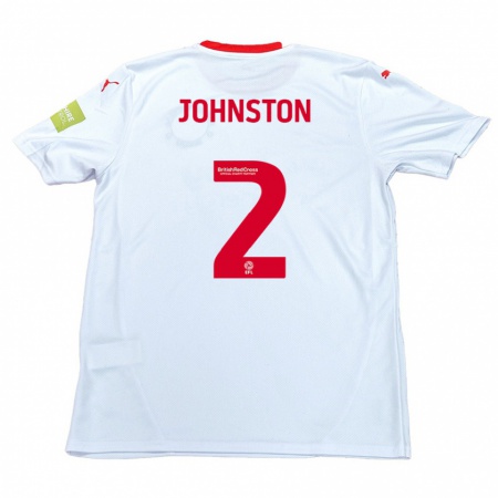 Kandiny Damen Carl Johnston #2 Weiß Auswärtstrikot Trikot 2024/25 T-Shirt Österreich