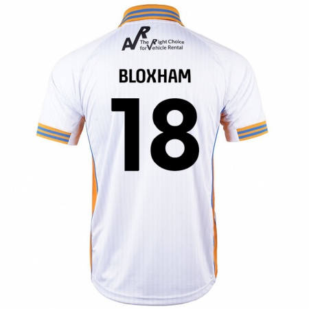 Kandiny Donna Maglia Tom Bloxham #18 Bianco Kit Gara Away 2024/25 Maglietta