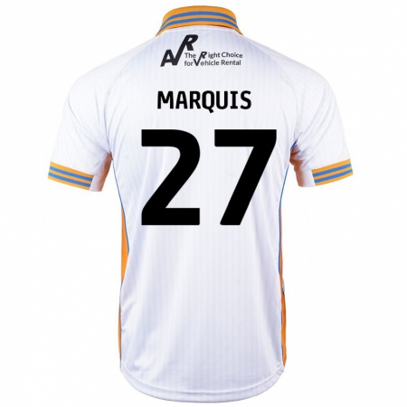 Kandiny Donna Maglia John Marquis #27 Bianco Kit Gara Away 2024/25 Maglietta