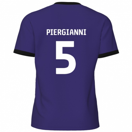 Kandiny Damen Carl Piergianni #5 Lila Auswärtstrikot Trikot 2024/25 T-Shirt Österreich