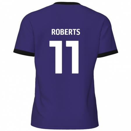 Kandiny Damen Jordan Roberts #11 Lila Auswärtstrikot Trikot 2024/25 T-Shirt Österreich