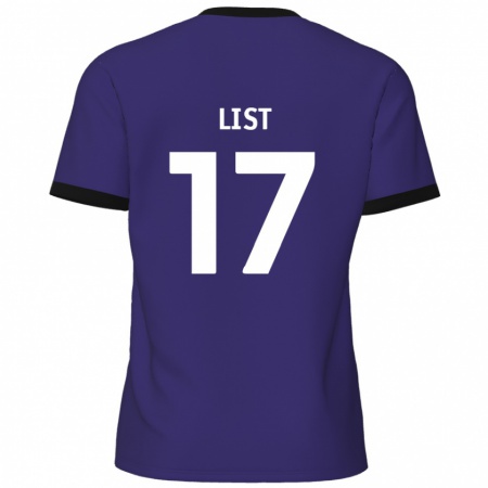 Kandiny Damen Elliott List #17 Lila Auswärtstrikot Trikot 2024/25 T-Shirt Österreich