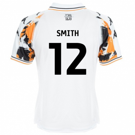 Kandiny Donna Maglia Emily Smith #12 Bianco Kit Gara Away 2024/25 Maglietta