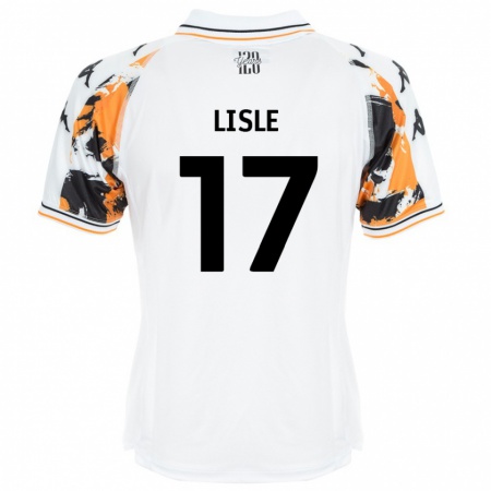 Kandiny Donna Maglia Mary Lisle #17 Bianco Kit Gara Away 2024/25 Maglietta