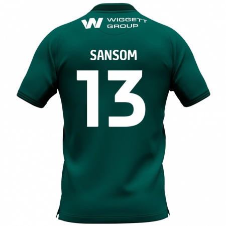 Kandiny Damen Chloe Sansom #13 Grün Auswärtstrikot Trikot 2024/25 T-Shirt Österreich