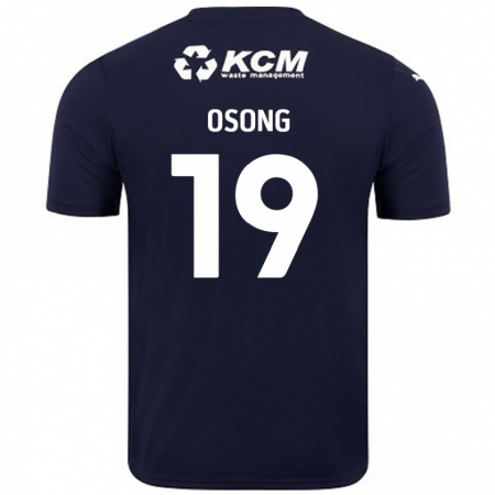 Kandiny Damen Detlef Esapa Osong #19 Marineblau Auswärtstrikot Trikot 2024/25 T-Shirt Österreich